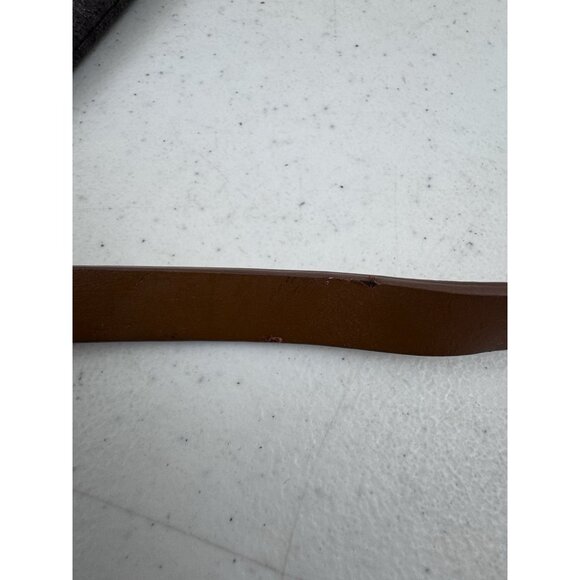 Michael Michael Kors Signature Logo Belt Bag Brown Gold Chain Fanny Pack XL - Picture 8 of 12